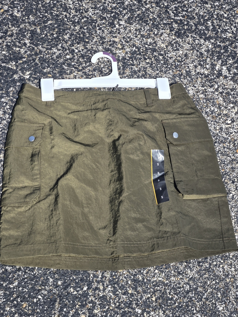 Olive Green Utility Skirt Sz Small-NWT